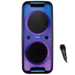 Bild zu Medion P61080 Partylautsprecher inkl. Mikrofon (2x 450 Watt, Karaoke, Bluetooth, True Wireless Stereo) ab 119,95€ (VG: 159,95€)