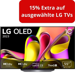 Bild zu OTTO: 15% Rabatt auf ausgewählte LG TVs – z.B. LG OLED55B36LA – 55 Zoll UHD OLED Fernseher für 934,15€ (VG: 1110,88€)