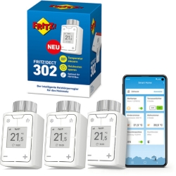 Bild zu 3er Pack AVM FRITZ! DECT 302 Funkthermostate für 129€ (VG: 166,90€)