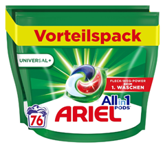 Bild zu Ariel All-in-1 PODS Flüssigwaschmittel-Kapseln 76 Waschladungen für 16,14€ (Vergleich: 22,04€)
