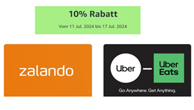 Bild zu Amazon: 10% Rabatt auf Conrad, Zalando oder Uber Geschenkkarten