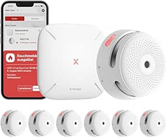 Bild zu 6mal X-Sense Smart Rauchmelder XS01-M mit SBS50 Basisstation für 99,99€