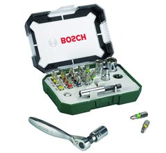 Bild zu Bosch 26tlg. Schrauberbit- und Ratschen-Set für 12,20€ (Vergleich: 18,54€)