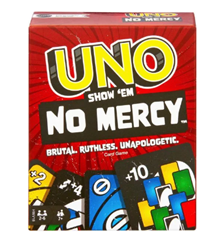 Bild zu UNO No Mercy (56 zusätzliche Karten, harte Aktionskarten, brutale Spielregeln) für 10,76€ (Vergleich: 16,14€)