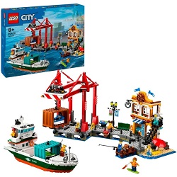 Bild zu Lego City Hafen mit Frachtschiff (60422) für 67,90€ (Vergleich: 77,95€)
