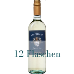 Bild zu 12 Flaschen San Silvano Sweet Ice Vino Bianco Weißwein für 52,89€ (statt 100,83€)