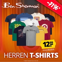 Bild zu Sportspar: Ben Sherman T-Shirts für je 12,99€ zzgl. Versand (VG: ab 25€)