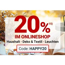 Bild zu Zurbrüggen: 20% Rabatt auf die Artikel aus den Bereichen Haushalt, Deko, Textil und Leuchten