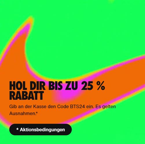 Bild zu Nike: bis zu 25% Rabatt auf rund 4.400 Artikel