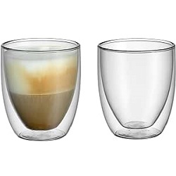 Bild zu WMF Kult doppelwandiges Cappuccino Gläser Set für 9,89€ (Vergleich: 17,90€)