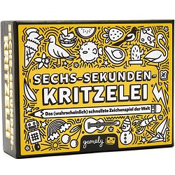 Bild zu Gesellschaftsspiel Gamely Sechs-Sekunden-Kritzelei für 12,99€ (Vergleich: 17,99€)