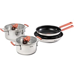 Bild zu 6-teiliges Kochgeschirr-Set Tefal OptiSpace G720S6 für 108€ (Vergleich: 170,46€)