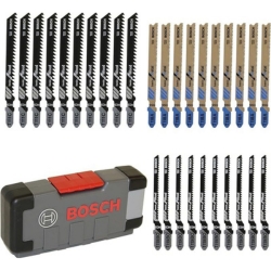 Bild zu 30-teiliges Bosch Stichsägeblatt Set (Holz und Metall) für 16,99€ (VG: 20,54€)