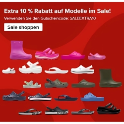 Bild zu Crocs: bis zu 50% Rabatt im Sale + 10% Extra Rabatt