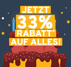 Bild zu Vorteilshop: 33% Extra-Rabatt auf Alles ab 35€ Bestellwert + kostenloser Versand + kostenloser Rückversand