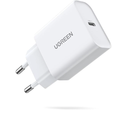 Bild zu UGREEN USB C Ladegerät, USB-C Netzteil, 20W Schnellladegerät für 7,99€