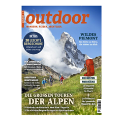 Bild zu Leserservice: Jahresabo (13 Ausgaben) der Zeitschrift “outdoor” für 97,70€ + bis zu 75€ Prämie