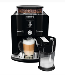 Bild zu [Lidl Plus] Krups One Touch Cappuccino Vollautomat »Latt´Espress EA8298«, 1450 W für 354,95€ (Vergleich: 529,99€)