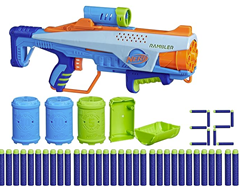 Bild zu Nerf Elite Junior Rookie Pack, Easy-Play Blaster, 32 Nerf Elite Darts, 4 Ziele für 12,50€