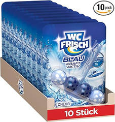 Bild zu 10 x WC FRISCH Kraft Aktiv Blauspüler Chlor für 9,52€