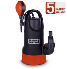 Bild zu Scheppach Schmutzwasserkombipumpe DWP750 750 W 20000 L/h Klar – u. Schmutzwasser für 39,99€