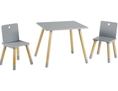 Bild zu roba Kindersitzgruppe aus Holz – Kindermöbel Set aus 2 Kinderstühlen & 1 Tisch für 32,99€ (VG: 62,94€)