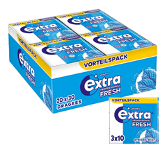 Bild zu Extra Professional Fresh Strong Mint (Multipack mit 20×30 Dragees) für 21,37€ (Vergleich: 28,50€)