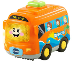 Bild zu VTech Tut Tut Baby Flitzer – Reisebus – Spielzeugauto mit Musik, aufleuchtender Taste, spannenden Sätzen und Geräuschen – Für Kinder von 1-5 Jahren für 6,99€