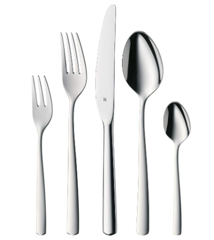 Bild zu WMF Boston Besteck Set 12 Personen, Essbesteck 60 teilig, Monobloc-Messer, Cromargan Edelstahl poliert, glänzend, spülmaschinenfest für 83,99€