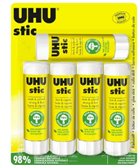 Bild zu 5 x UHU stic Klebestifta a 40g für 8,67€ (Vergleich 13,46€)