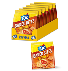 Bild zu TUC Baked Bites Mini-Cracker Paprika (6 x 110g) ab 7,55€ (Vergleich: 11,94€)