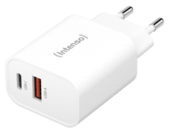 Bild zu Intenso Ladegerät Power Adapter USBA/USBC 30W für 9,99€ (Vergleich: 14,12€)