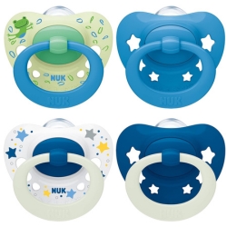 Bild zu 4er Pack NUK Signature Day & Night Babyschnuller, 18-36 Monate für 7,29€ (VG: 14,93€)