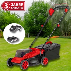 Bild zu 20V Walter Akku Rasenmäher mit Akku und Ladegerät (Schnittbreite 32cm) für 94,90€ (Vergleich: 124,90€)