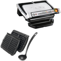 Bild zu Tefal OptiGrill+ GC716D inkl. Waffeleinsatz für 122,99€ (VG: 159,89€)