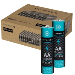 Bild zu 100er Pack VIVANCO Mignon AA Batterien 1,5V für 10€ (VG: 17,98€)