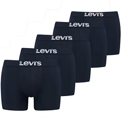 Bild zu 10er Pack Herren Boxershorts Levis Solid Basic Boxer für 60,98€ (Vergleich: 79,98€)