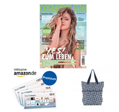 Bild zu [Top] 10 Ausgaben Cosmopolitan + reisenthel Kühltasche (VG: 29,21€) für 50€ mit 50€ BestChoice Gutschein (inkl. Amazon)