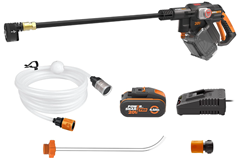 Bild zu WORX WG633E Hydroshot Akku-Hochdruckreiniger 20V – 56 Bar Max. Druck für 152,15€ (Vergleich: 173,19€)