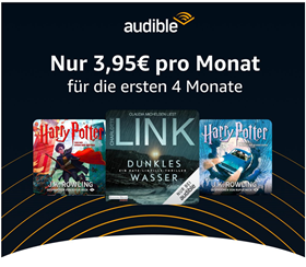 Bild zu 4 Monate Audible für 3,95€/Monat