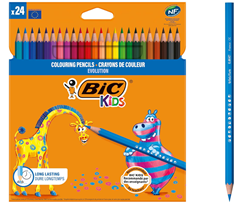 Bild zu 24er Pack BIC Kids ECOlutions Evolution Buntstifte ab 5,93€ (Vergleich: 13€)