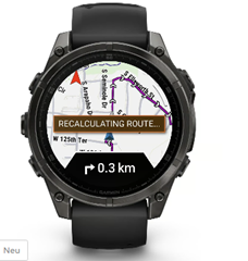 Bild zu Garmin FENIX® 8 Touchscreen Smartwatch fenix® 8 AMOLED Sapphire „010-02904-21“ für 934,99€ (VG: 1.030€) + andere Modelle reduziert