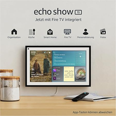 Bild zu Echo Show 15 + Fernbedienung | 15,6-Zoll-Smart-Display in Full HD, Alexa und Fire TV integriert für 209,99€