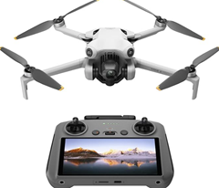 Bild zu DJI Mini 4 Pro (DJI RC 2 Fernsteuerung), faltbare Mini-Drohne mit 4K-Kamera für 863,91€