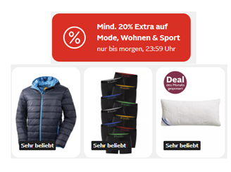 Bild zu Otto.de: 15% Rabatt auf Mode, Sport und Wohnen, so z.B. 10er Pack United Colors of Benetton Boxershorts für 31,99€