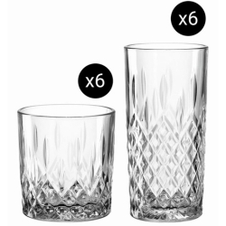 Bild zu 12-teilige Leonardo LIMITED Becherset (6 Longdrink & 6 Whiskygläser) für 26,96€ (VG: 40,89€)