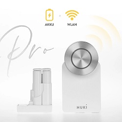 Bild zu Smartes Türschloss Nuki Smart Lock 3.0 Pro mit WLAN und Akkupack für 199€ (Vergleich: 225€)