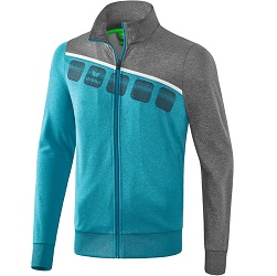 Bild zu Herren Trainings Zip-Jacke Erima 5-C für 12,98€ (Vergleich: 21,70€)