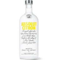 Bild zu 1 Liter Absolut Vodka Citron für 16,49€ (Vergleich: 22,60€)