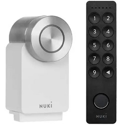 Bild zu Elektronisches Türschloss Nuki Smart Lock Pro 4. Generation mit Nuki Keypad 2.0 für 359,95€ (Vergleich: 415€)